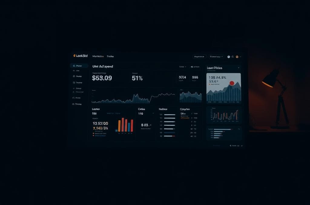 Branded marketing client reporting dashboard