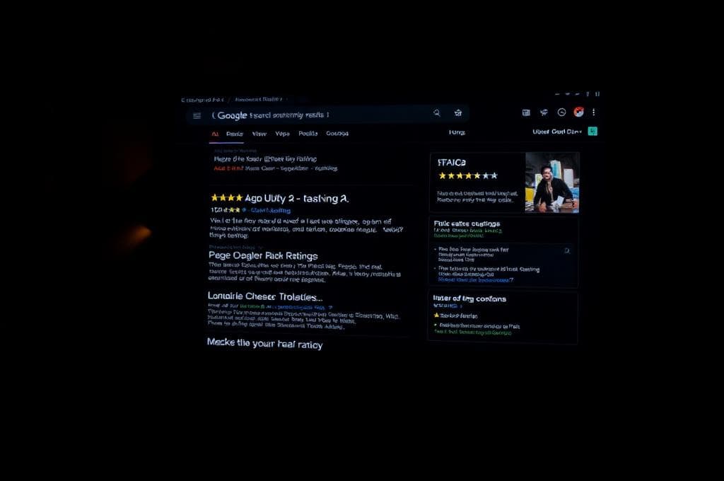 Google search results showing rich snippets