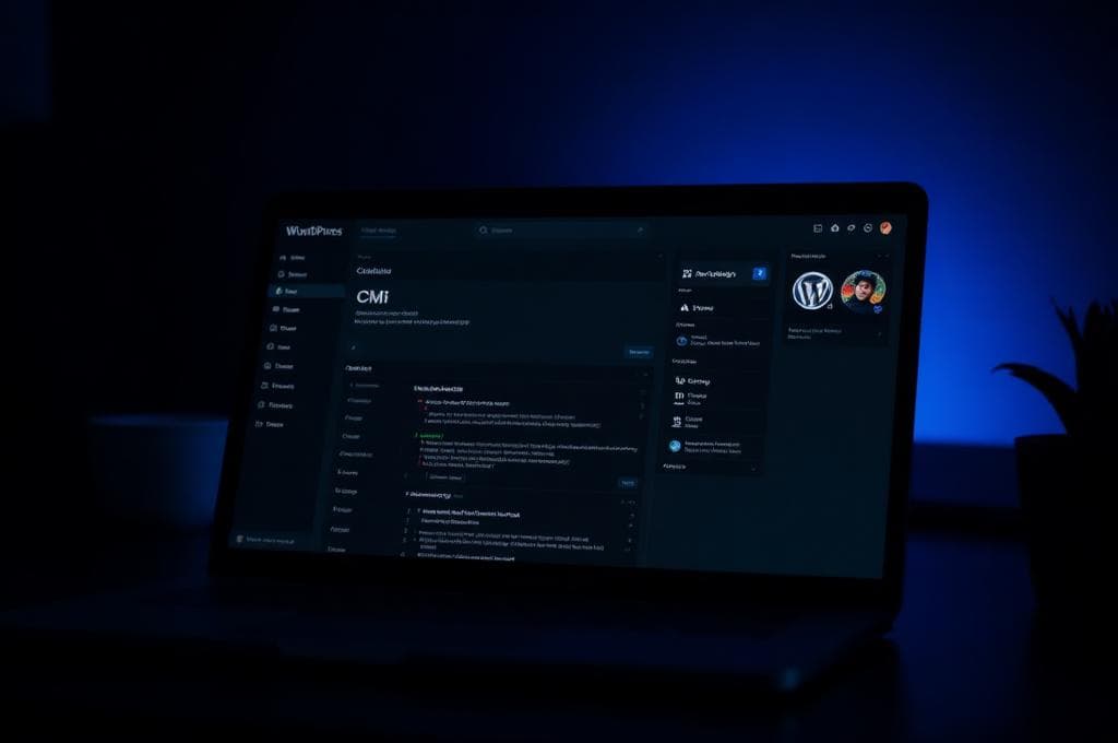 Clean CMS dashboard for client content management
