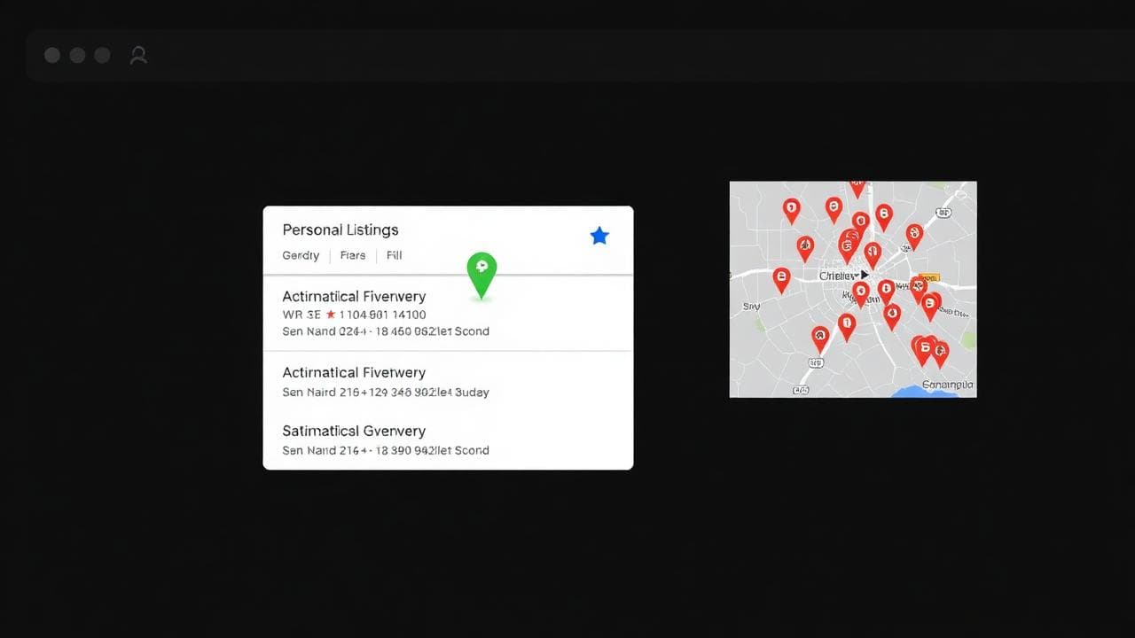 Google Maps 3-pack for personal injury attorney near me showing top-ranked law firm